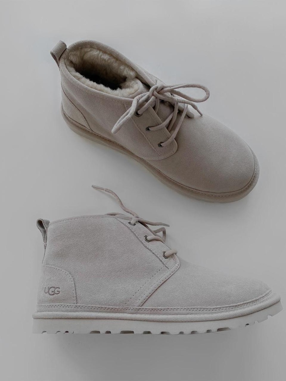 UGG Men’s Suede Lace-Up Ankle Neumel Boots, Size 13